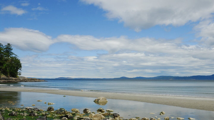 Landscape photo of a beach